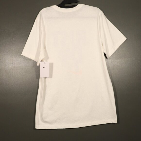 NWT Men's Nike White Tee with Blue Lettering Size Large - Picture 2 of 5